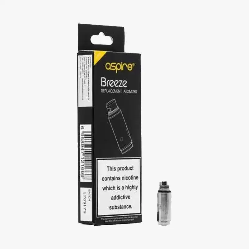 Aspire BREEZE Replacement Coils – Pack Of 5 - 5x Breeze 1.2 Ω - Image 2