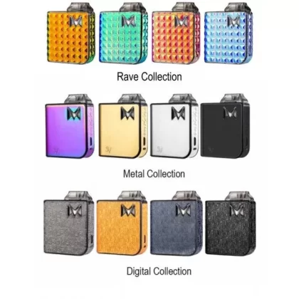 Smoking Vapor Mi-Pod Pod Device - Color#Digital Gray>Digital Orange>Digital Blue>Digital Black>Metal Rainbow>Metal Gold>Metal Silver>Metal Black>Respect>Unity>Love>Peace
