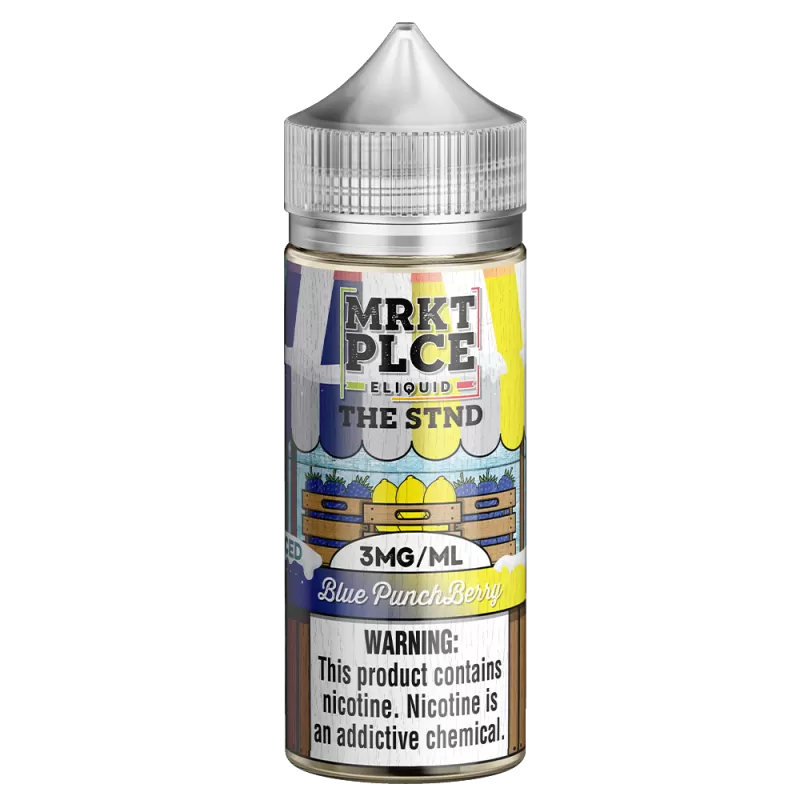 MRKTPLCE - “THE STND” ICED Blue Punch Berry - 100ML E-Liquid - 0MG
