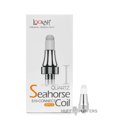 Lookah Seahorse 510 Coils - Version#I Quartz>II Ceramics>III Ceramic Tube>IV Quartz>V Quartz See-Through