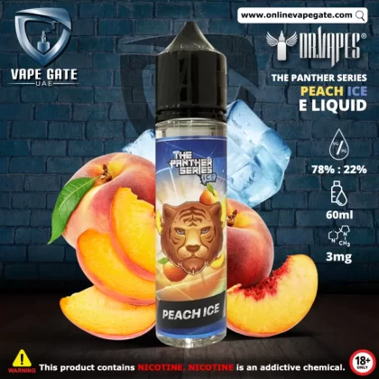 Peach Ice - The Panther Series Ice Elqiuid by Dr. Vapes - 3 mg / 120 ml