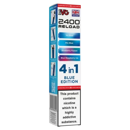 Blue Edition IVG 2400 Refill Pods - Ecigwizard