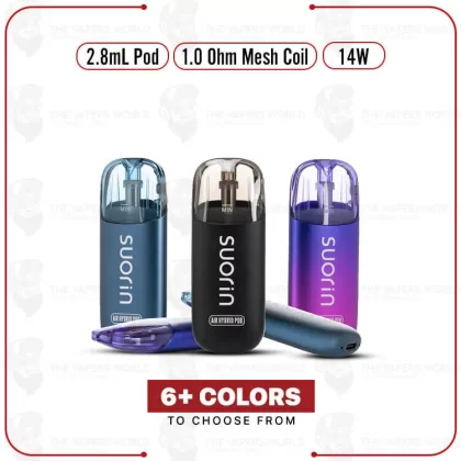 Suorin Air Hybrid Pod Kit - Viva Magenta, Very Peri (9100EB)