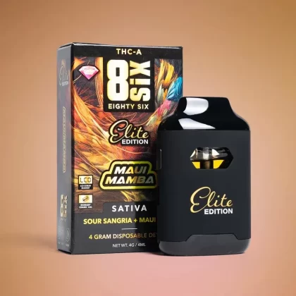 Eighty Six Brand Maui Mamba Elite Edition THCa 4G Disposable (Sour Sangria)
