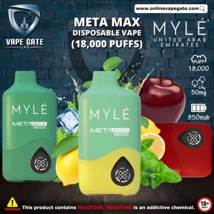 Myle Meta Max Disposable Vape (18,000 Puffs) - Frozen Mango / 50 mg