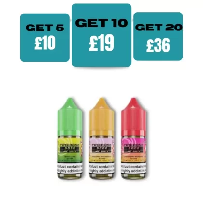 Firerose 5000 Nic Salt 10ml E-liquids - Strawberry Raspberry / 10mg