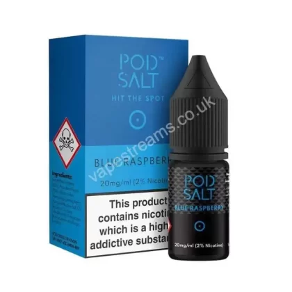 Blue Raspberry Nicotine Salt E-Liquid By Pod Salt Core Range - Vapestreams Co