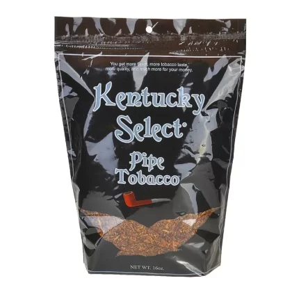 Kentucky Select Silver Pipe Tobacco Bag - Size#6oz>8oz>16oz>5lb (E91337)