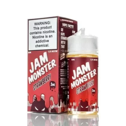 Jam Monster Strawberry 100ml - Ejuicewarehouse