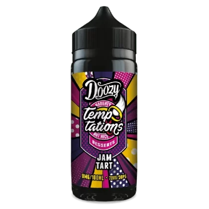 Doozy Temptations 100ml E-Liquid Shortfill Jam Tart - Title#0mg