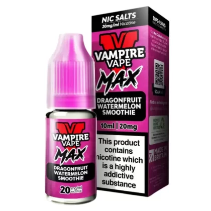 Dragonfruit Watermelon VV Max Nic Salt E-Liquid by Vampire Vape (10ml) - 20mg