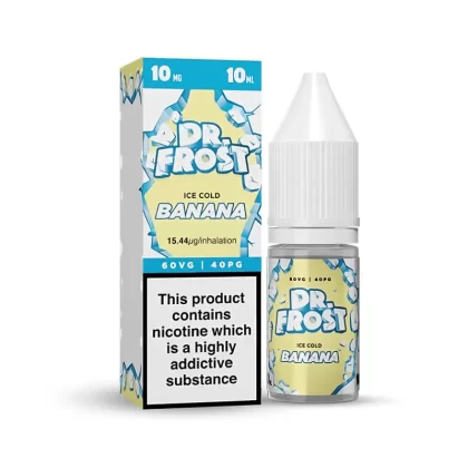 Dr Frost Banana Ice Nic Salt E-Liquid - 10 Pack