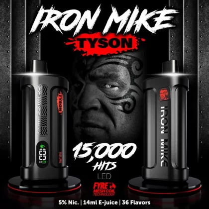 Iron Mike Tyson 15,000 Puff Disposable Vape - Apple Mango Pear, Frozen Banana (687ECD)