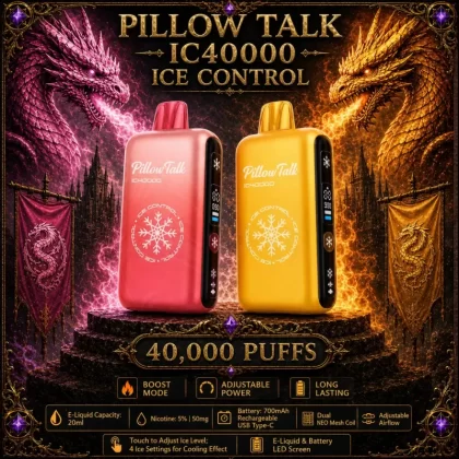 Pillow Talk IC40000 Ice Control TEXAS COMPLIANT - Blue Cotton Candy