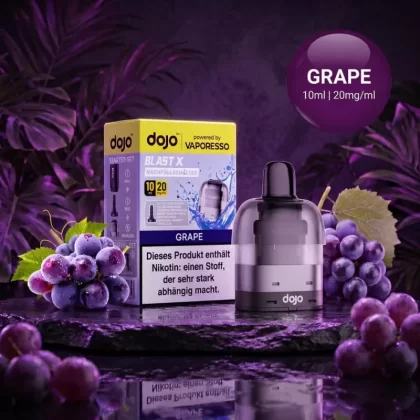 Vaporesso Dojo Blast X Pod Nachfüllbehälter 10ml – Grape – 20mg