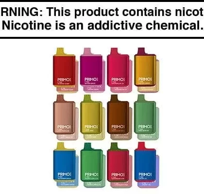 PRIMO BAR P7000 DISPOSABLE VAPE 7000 PUFFS + MYSTERY 700 PUFF DISPOSABLE - American Blend Tobacco, Blue Raspberry Lemonade