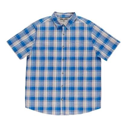 Mountain Ridge Men’s Plaid Button-Up Shirt