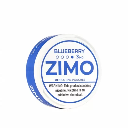 Zimo Tobacco-Free Slim Nicotine Pouches – Blueberry