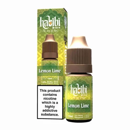 Habibi Lemon & Lime Nic Salt Vape Juice - 10 Pack - 20mg