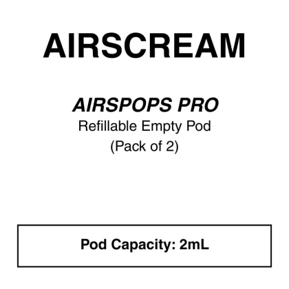 AIRSCREAM AirsPops Pro Refillable Pod - Vape Product, Vape Product