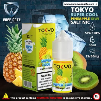Tokyo Super Cool Pineapple Kiwi Saltnic 30ml