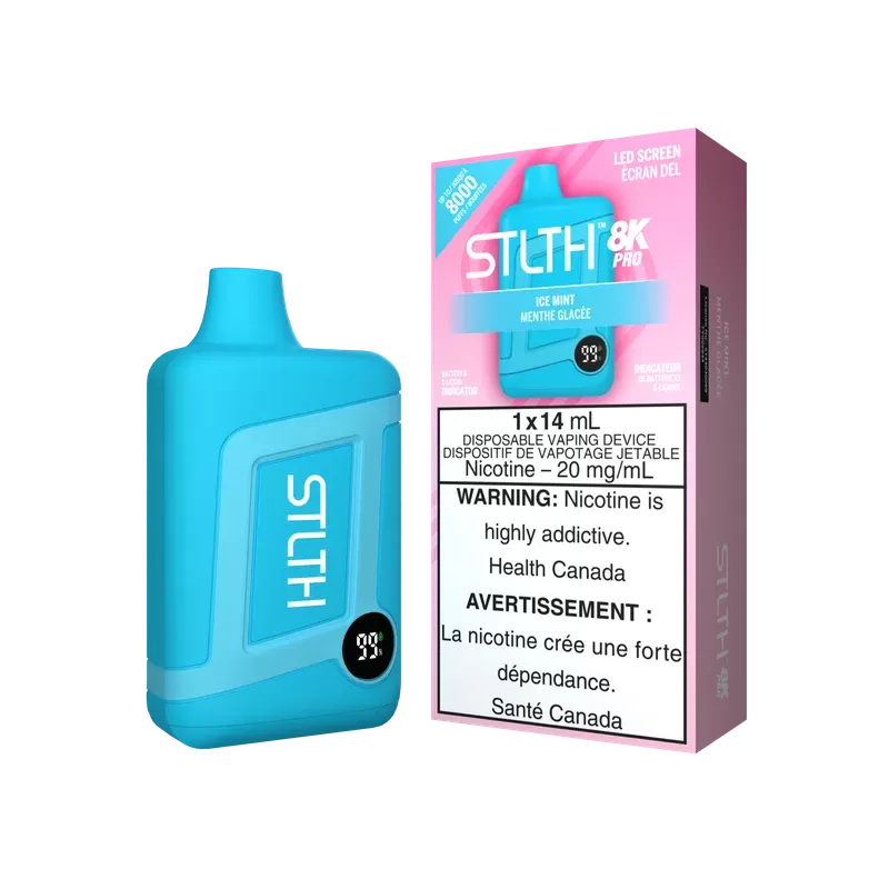 STLTH BOX 8K PRO DISPOSABLE – ICE MINT