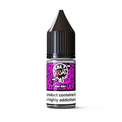 Berry Burst By Salt Squad 10ml Nic Salt - Nicotine Strength#10mg (Salt)>20mg (Salt) (A69A34)