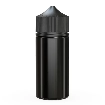 CHUBBY GORILLA | Child Resistant Unicorn V3 PET Dropper Bottles Black | 100mL – w/ Black Lid – 400 Count