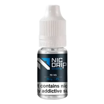 Nic Drip nicotine shot 10ml 18mg 70vg