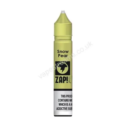 Snow Pear Nicotine Salt E-Liquid by Zap! - Vapestreams Co