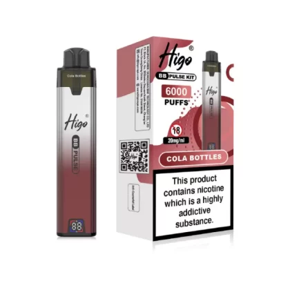Higo BB Pulse 6000 Prefilled Pod Kit Cola Bottles - 20mg
