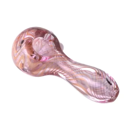 Human Grade | Spoon Pipe - Color#Gold Fumed>Silver Fumed