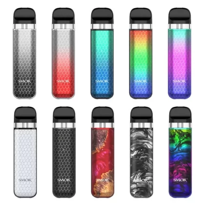 SMOK Novo 2X 20W Pod Starter Kit - Color#Black Cobra>Fluid 7-Color>Fluid Black Grey>Prism 7-Color Cobra>Prism Green Blue Cobra>Prism Rasta Green Cobra>Prism Silver Black Cobra>Prism Silver R