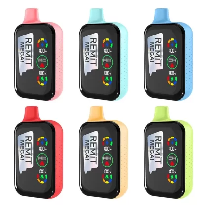 Remit Mega 18000 Puffs Rechargeable Disposable Kit 18ml - Grape Honeydew / 50mg / 1pc / CN-SZ Warehouse