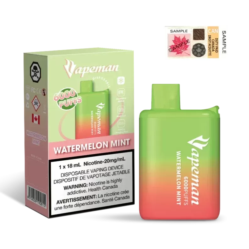 VAPEMAN 6000 – WATERMELON MINT