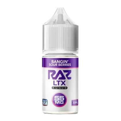 Bangin Sour Berries RAZ X Pod Juice - Consumer; Vape Product, Vape Product; Single