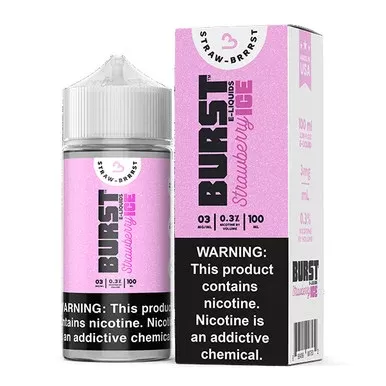 Strawberry Ice by Burst Series 100ml - Nicotine Level#0mg>3mg>6mg