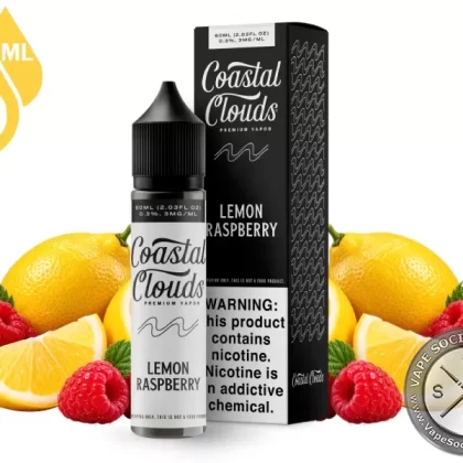 Lemon Raspberry Coastal Clouds 60ml