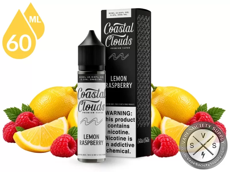 Lemon Raspberry Coastal Clouds 60ml