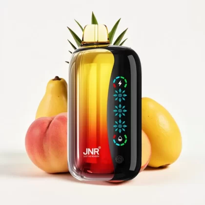 JNR Flex Ice 21000 Puffs Ajustable Hielo, Melocotón Mango Piña, 26ml, 1.2 Ohm
