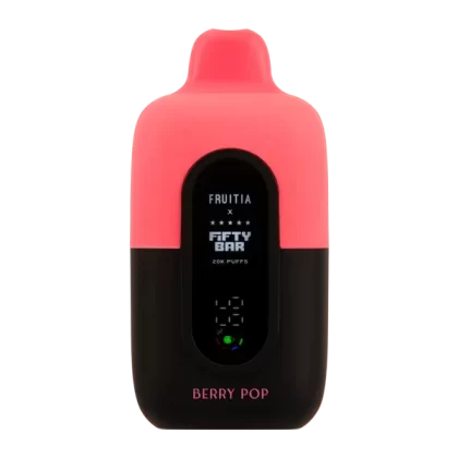 Berry Pop FRUITIA X Fifty Bar 20K - Customer Group#Consumer~Nicotine#50mg~Size#Single>5 Pack