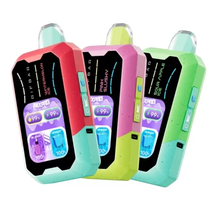 RIFBAR MixPro 40K Disposable - Sour Apple Ice (Ice), Blackberry Mint (Ice)