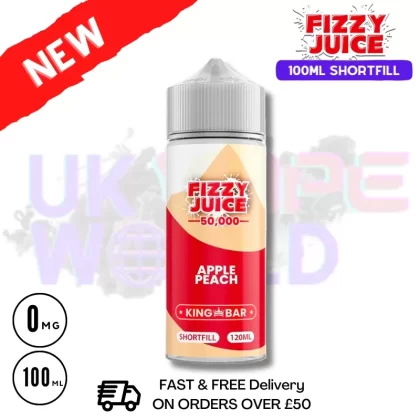 Apple Peach Fizzy Juice 100ml E-Liquid – £7.99
