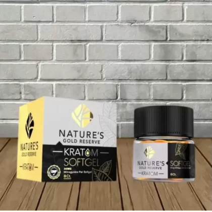 Natures Gold Reserve Kratom Extract Soft Gels 8ct - Ejuicewarehouse