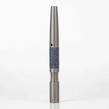 Sandblasted Titanium Simrell w/ Micarta Sleeve (M2) - Ejuicewarehouse
