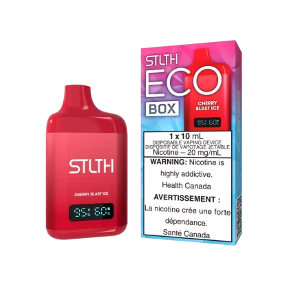 STLTH ECO BOX - Cherry Blast Ice - 20 mg/mL (wholeseller) - Excise ON, 20 mg/mL (wholeseller) - Excise AB (6E4059)