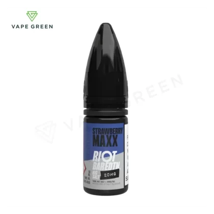 Strawberry Maxx Nic Salt E-Liquid by Riot BAR EDTN