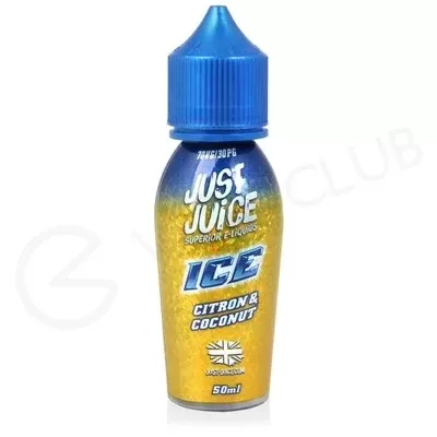 Citron & Coconut Shortfill E-Liquid by Just Juice Ice 50ml