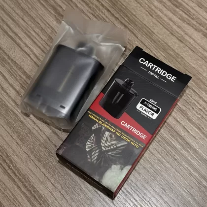 Black Elite V2 Refillable Top Fill Cartridge 15ml capacity (no juice inside)