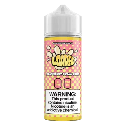 LOADED - Strawberry Cream Crepe - 120ML E-Liquid